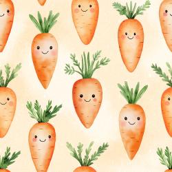 Karotten - Bio Jersey / Bio French Terry - Vorbestellung!!!