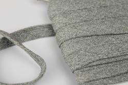 Hoodieband hellgrau meliert - 17mm Breite