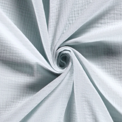 Musselin uni hellblau