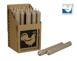Stabkerze - taupe 18cm lang - 22mm Durchmesser